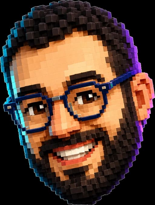 Portrait voxel de Nathi Hayoun